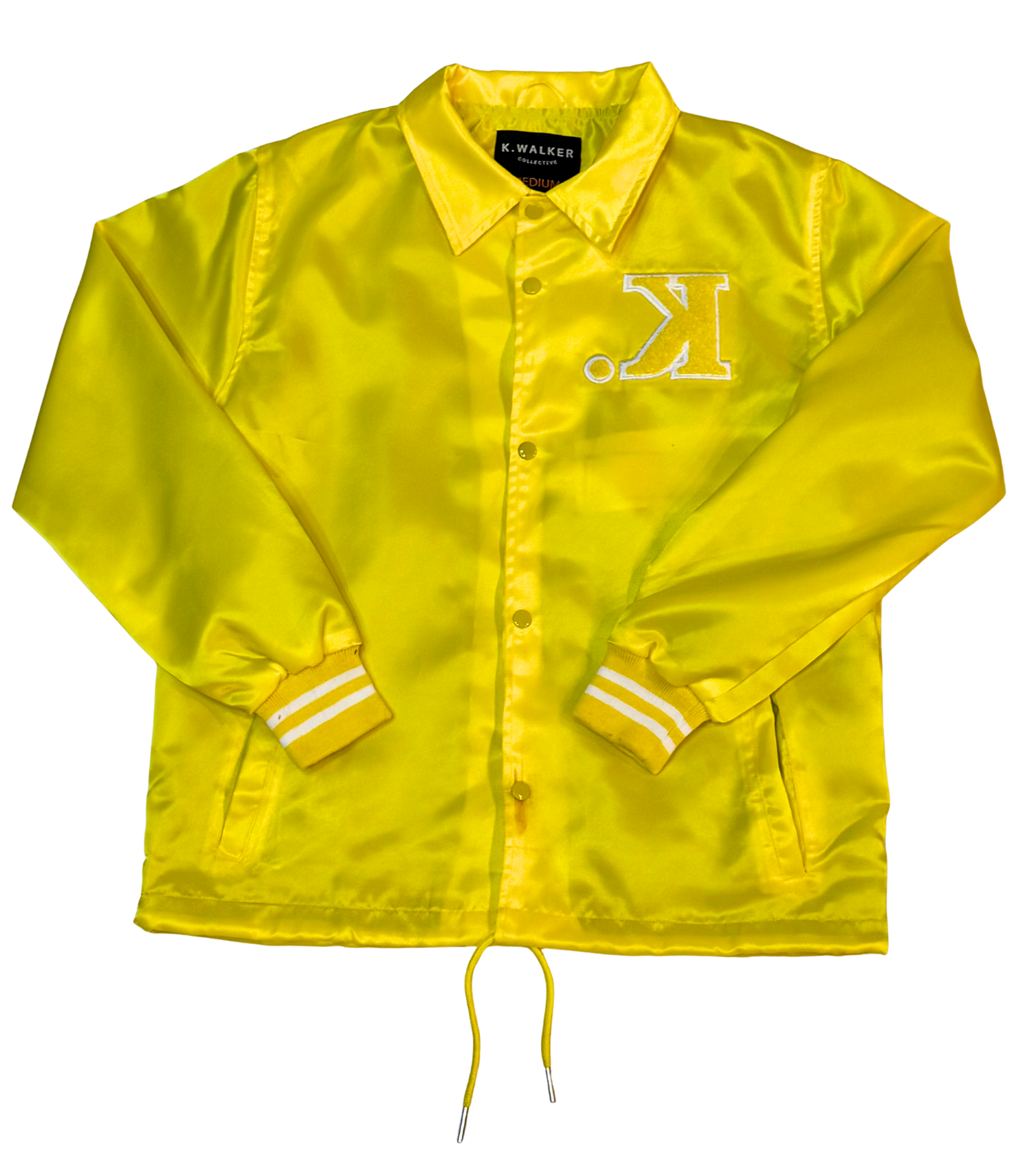 Satin Coach Jacket (Canary Yellow)