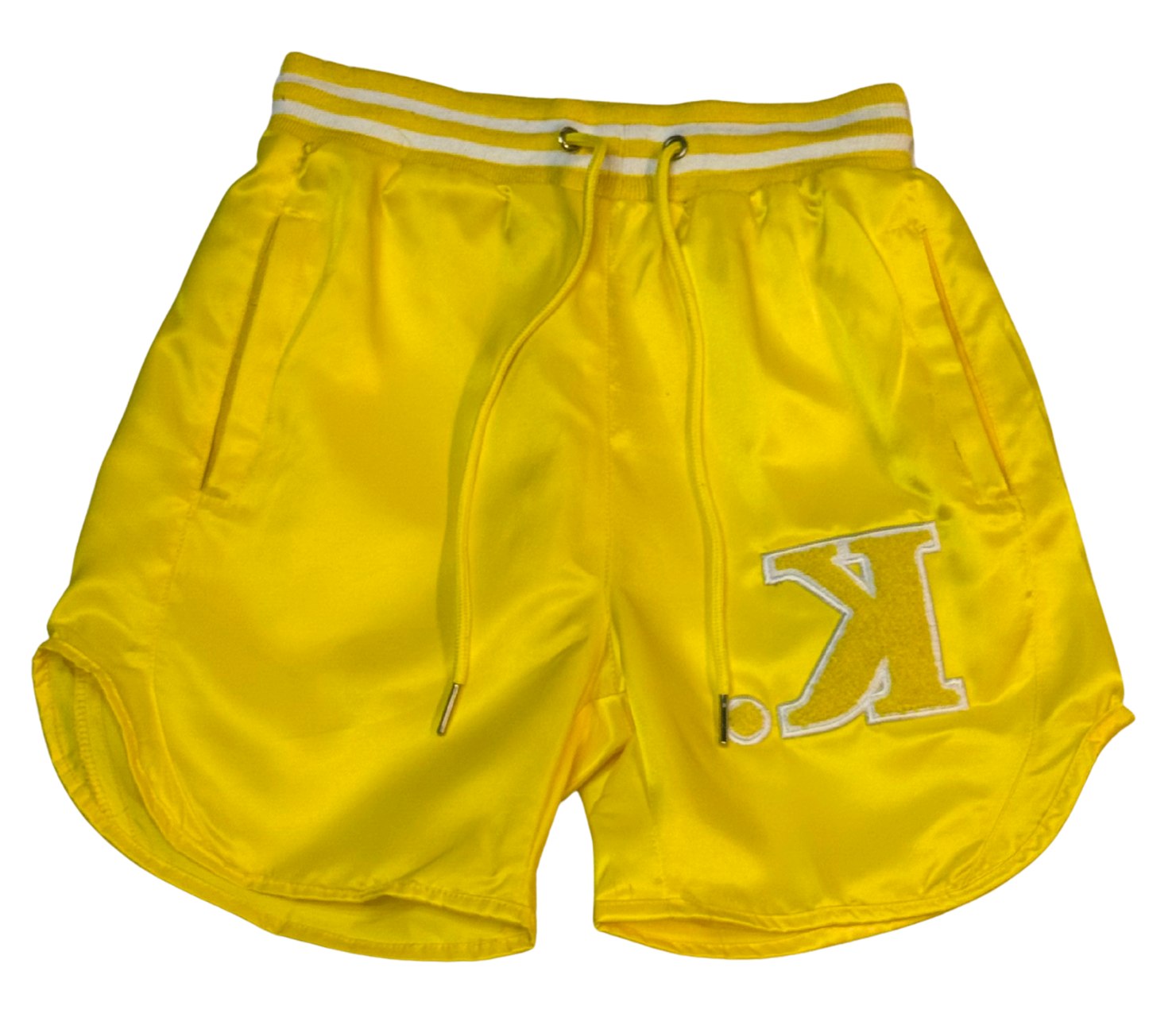 Satin Shorts (Canary Yellow)