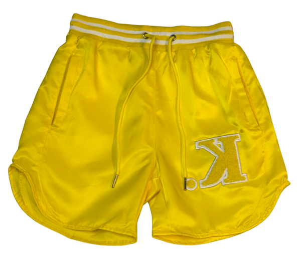 Satin Shorts (Canary Yellow) – K. Walker Collective