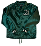 Satin Coach Jacket (Emerald Green)