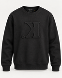 The Embossed Sweatshirt (Black)