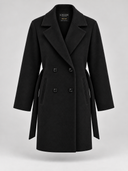 The Double-Breasted Trench Coat (Black)