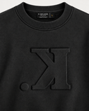 The Embossed Sweatshirt (Black)