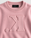 The Embossed Sweatshirt (Pink)