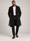 The Double-Breasted Trench Coat (Black)