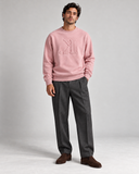 The Embossed Sweatshirt (Pink)