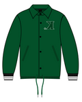 Satin Coach Jacket (Emerald Green)