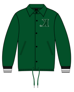 Satin Coach Jacket (Emerald Green)