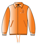 Satin Coach Jacket (Tangerine Orange)