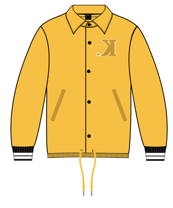 Satin Coach Jacket (Canary Yellow)