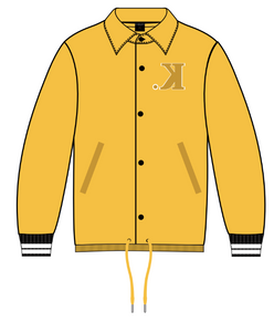 Satin Coach Jacket (Canary Yellow)
