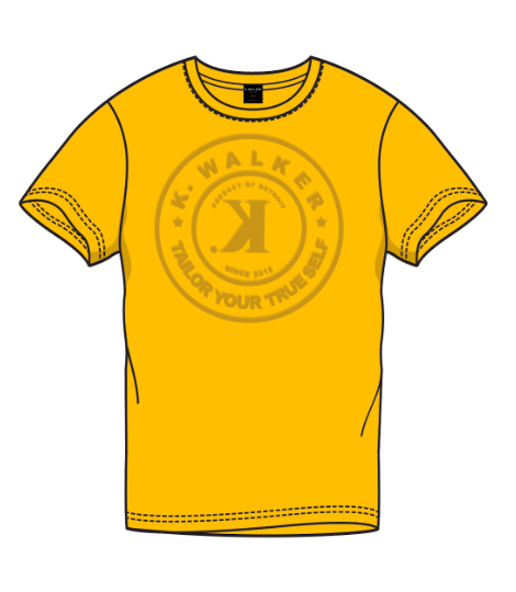 KWC Embossed Tee (Yellow)