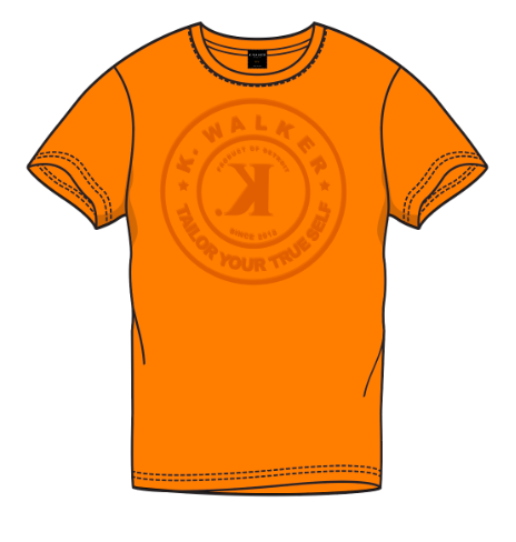 KWC Embossed Tee (Orange)