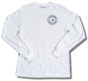 KWC Long Sleeve Badge Tee (White)