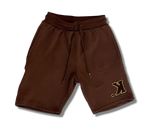 K. Chenille Sweatshorts (Brown)
