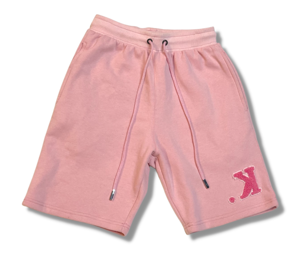 K. Chenille Sweatshorts (Pink)