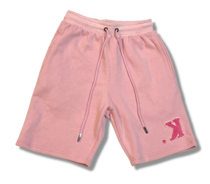K. Chenille Sweatshorts (Pink)
