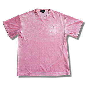 K. Signature Velour Tee (Pink)