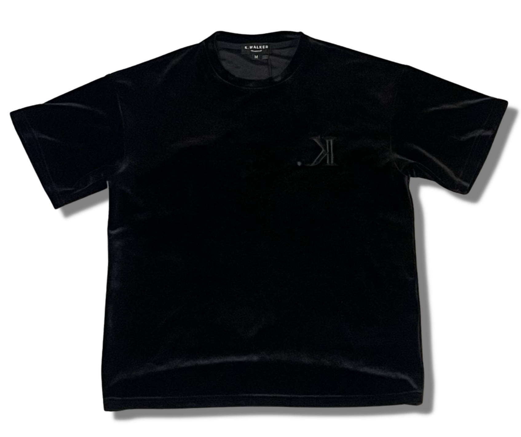 K. Signature Velour Tee (Black) [Pre-Order]