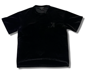 K. Signature Velour Tee (Black) [Pre-Order]