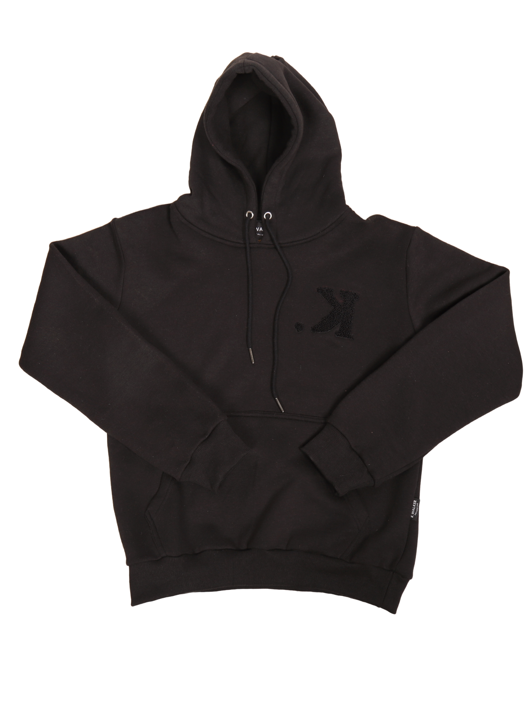 K. Chenille Pullover Hoodie (Black) [Pre-Order]