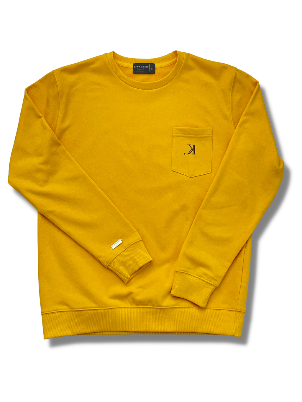 K. Signature Pocket Sweatshirt (Yellow)