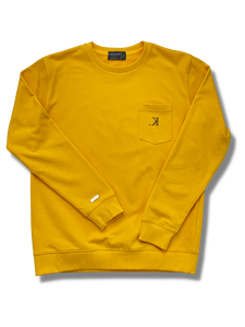 K. Signature Pocket Sweatshirt (Yellow)