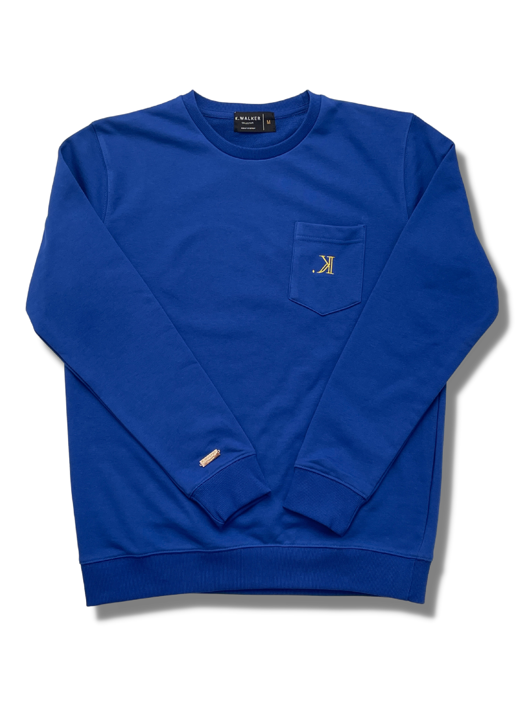 K. Signature Pocket Sweatshirt (Blue)