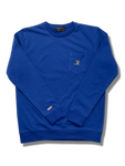 K. Signature Pocket Sweatshirt (Blue)