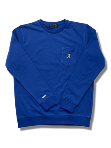 K. Signature Pocket Sweatshirt (Blue)