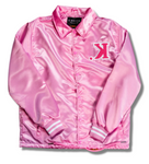 Satin Coach Jacket (Pink)