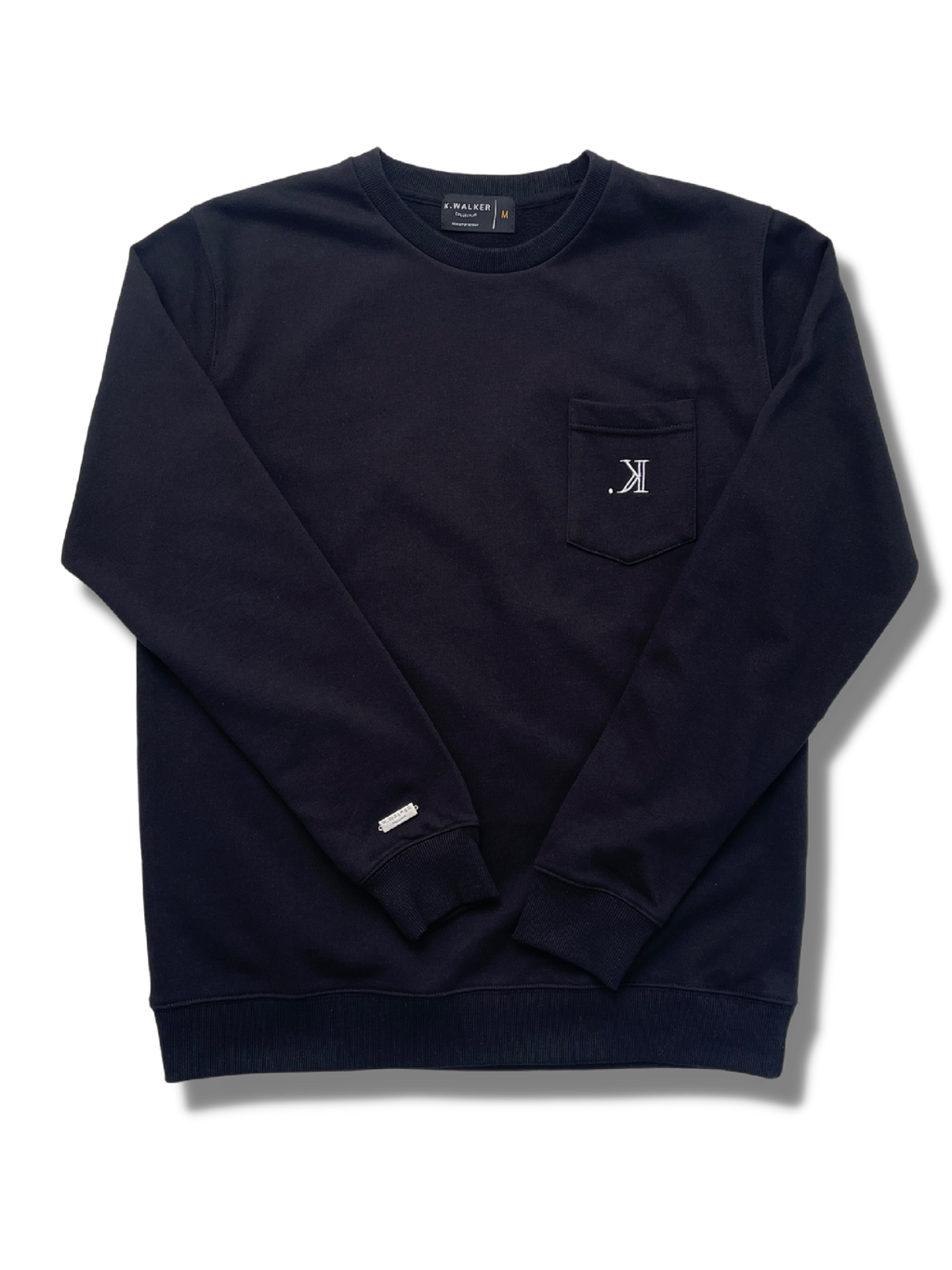 K. Signature Pocket Sweatshirt (Black)