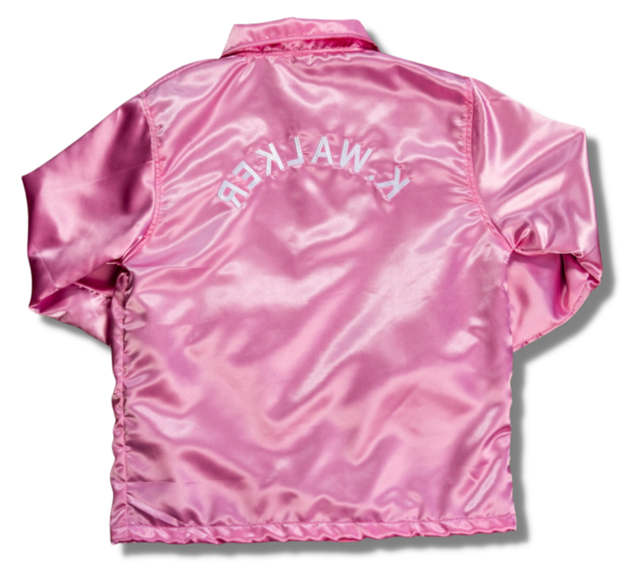 Coach pink leather jacket clearance