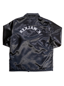 Satin Coach Jacket (Black)