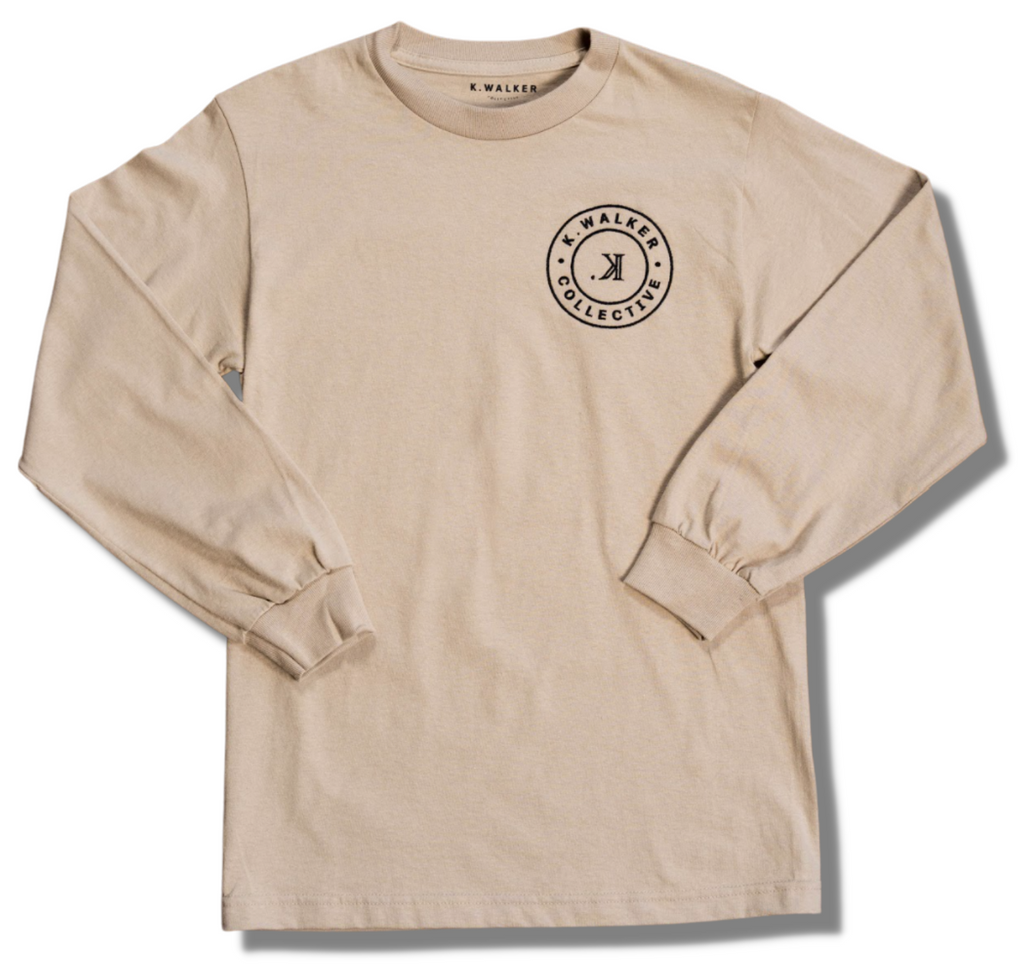 KWC Long Sleeve Badge Tee (Sand)