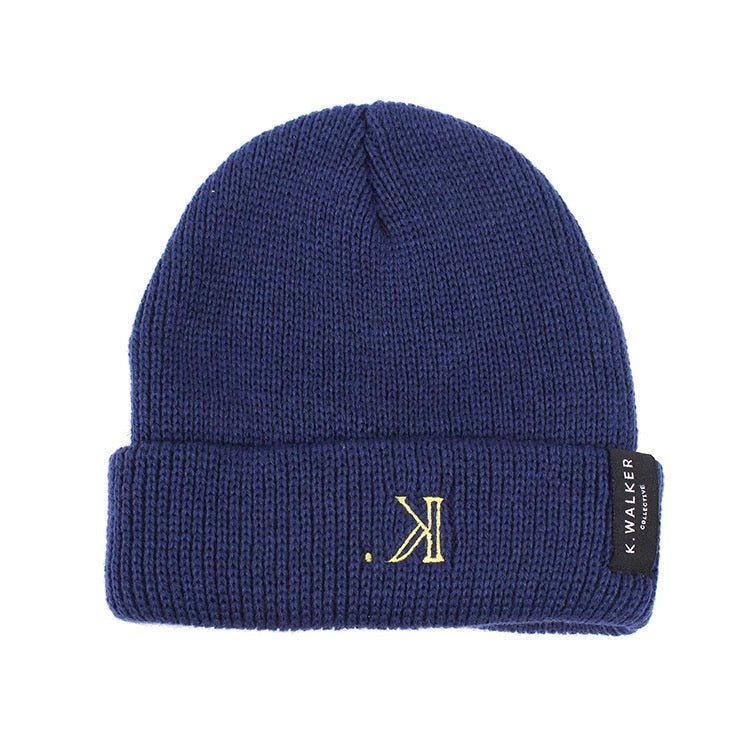 K. Signature Beanie (Blue)