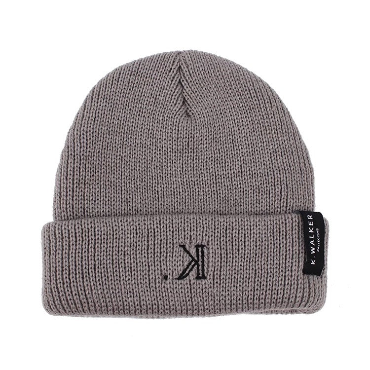 K. Signature Beanie (Grey)