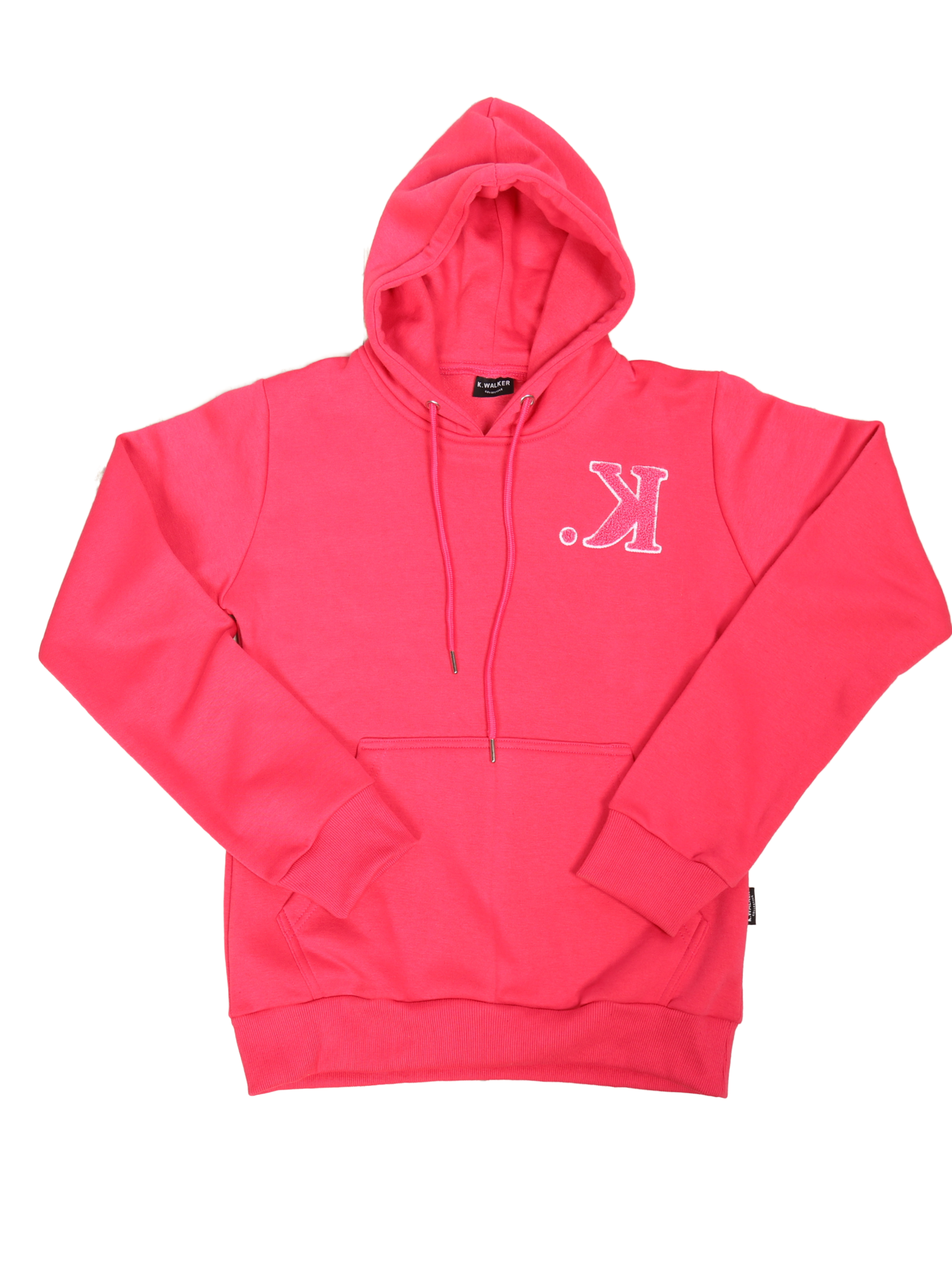 K. Chenille Pullover Hoodie (Hot Pink) [Pre-Order]