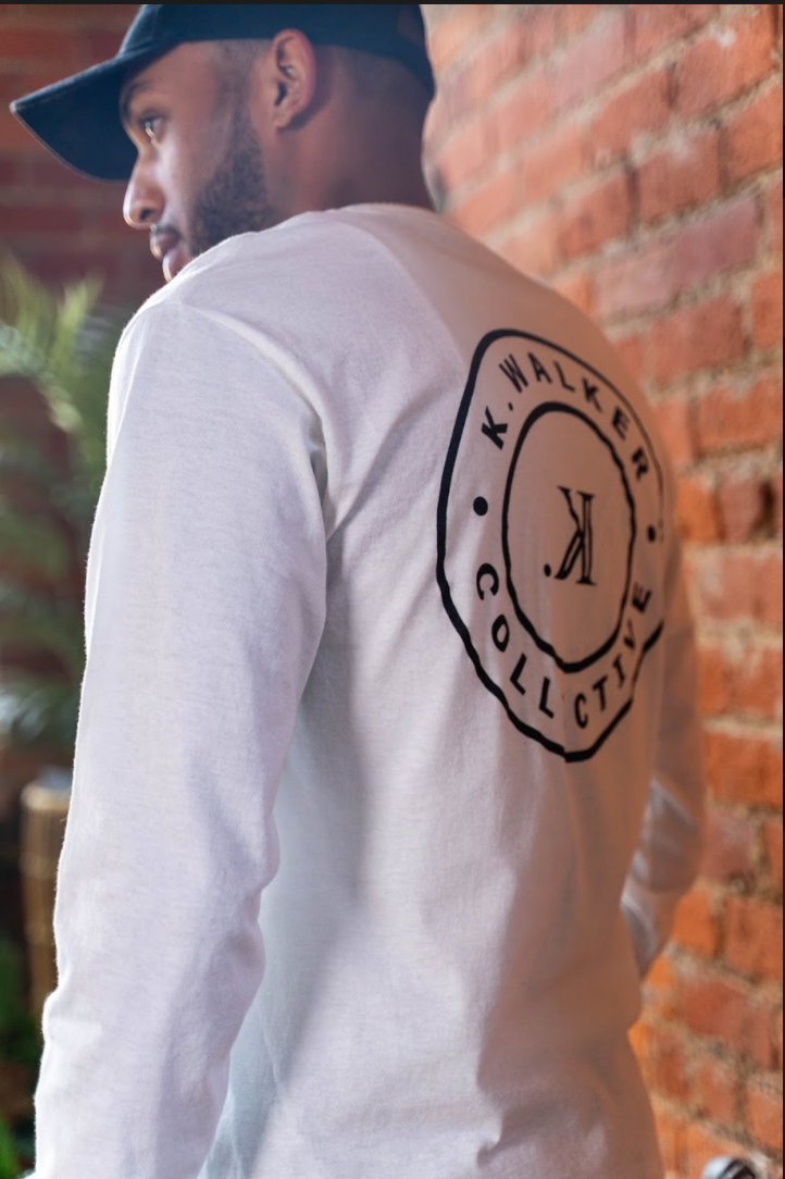 KWC Long Sleeve Badge Tee (White)