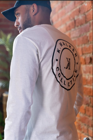 KWC Long Sleeve Badge Tee (White)