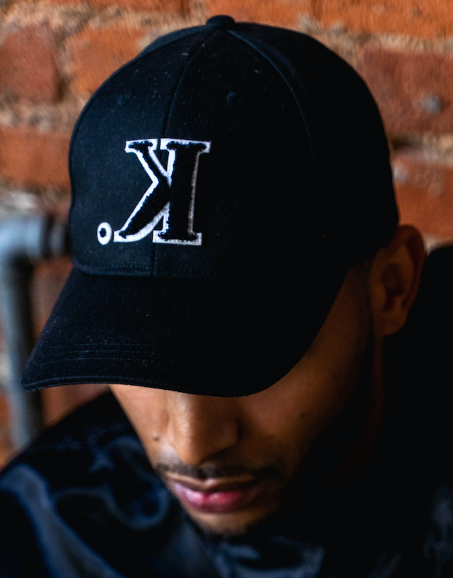 K. Chenille Cap (Black)