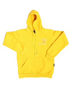 K. Chenille Pullover Hoodie (Yellow) [Pre-Order]