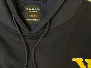 K. Chenille Pullover Hoodie (Navy)