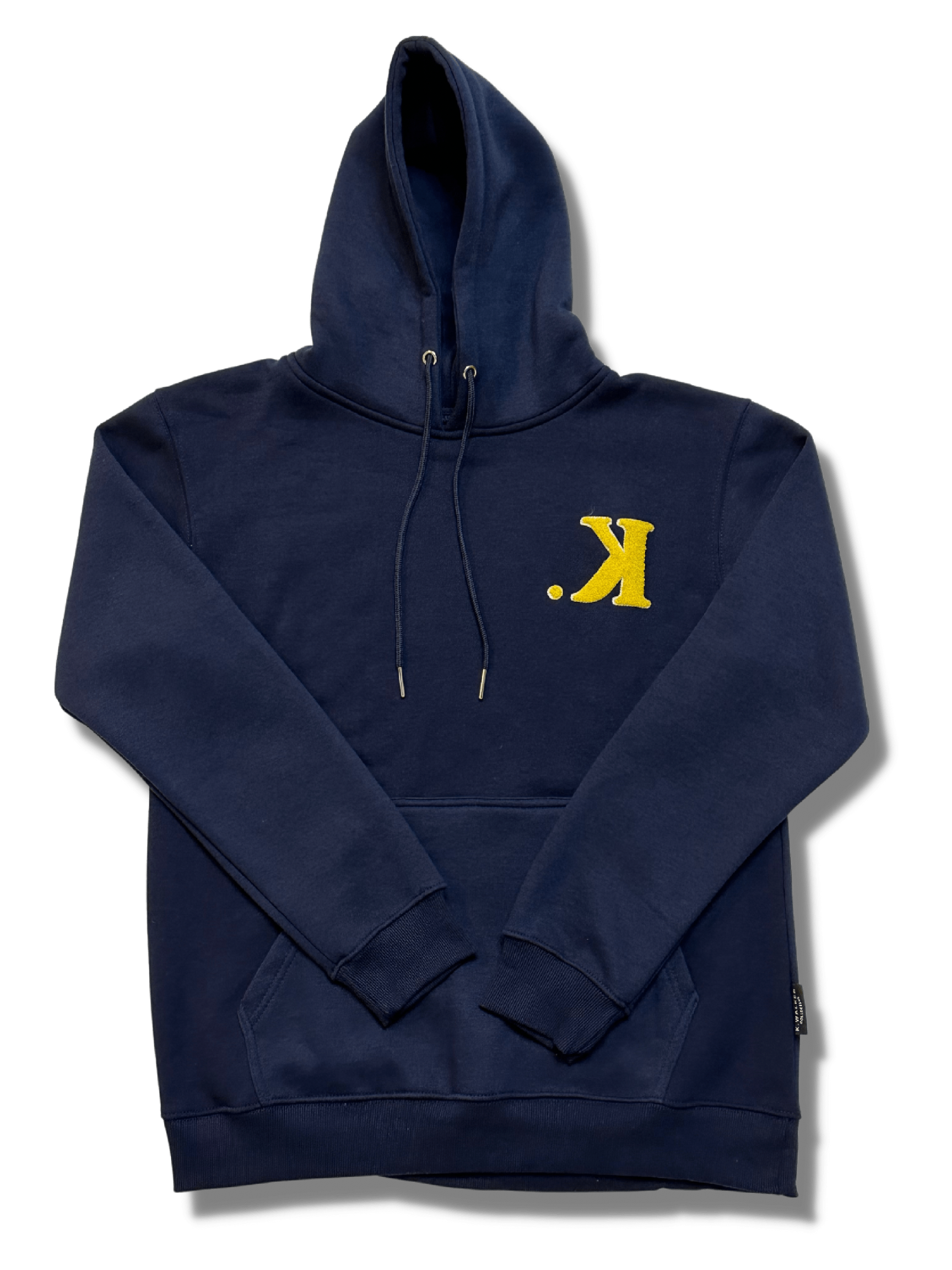 K. Chenille Pullover Hoodie (Navy)